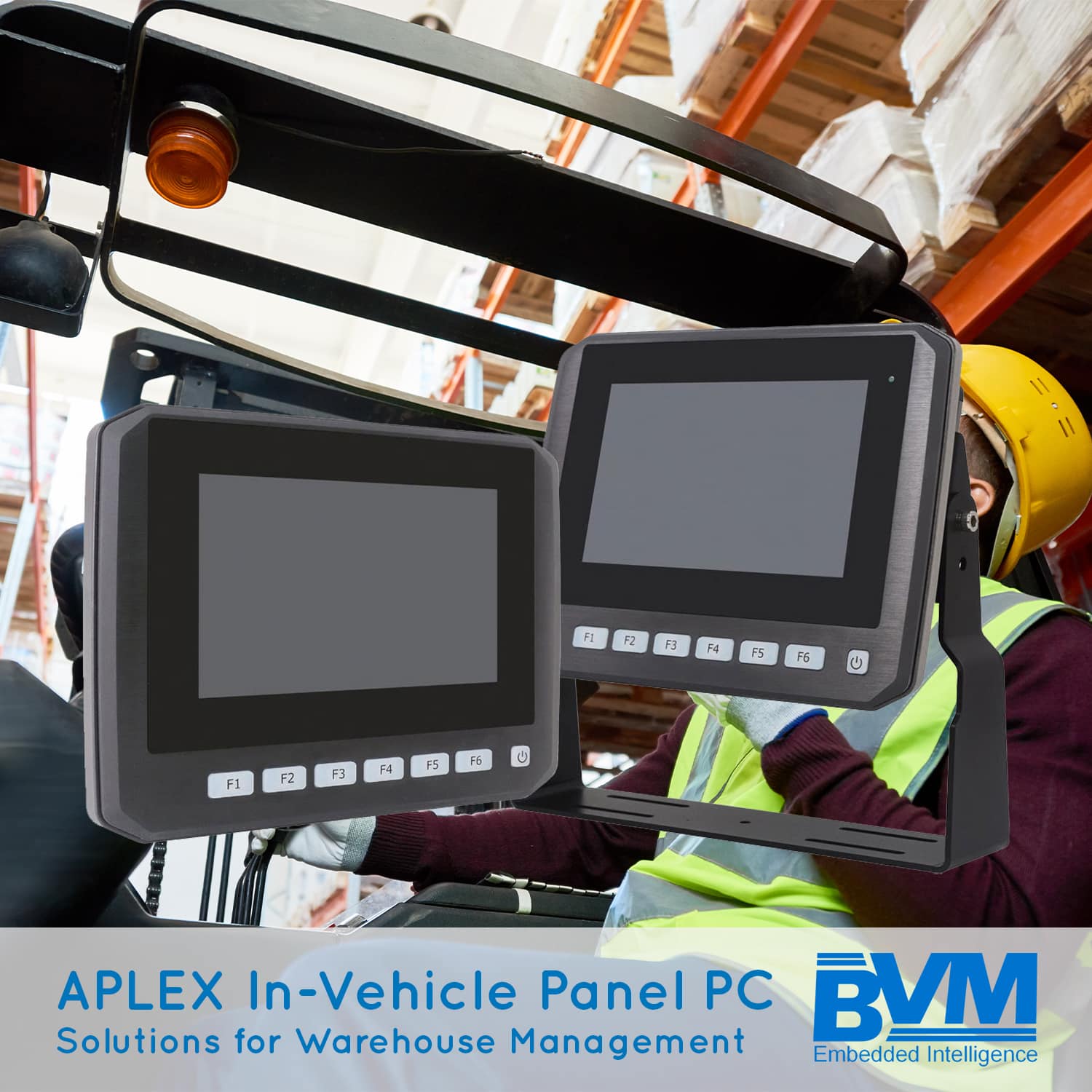 Aplex In Vehicle Panel Pc Solutions For Warehouse Management Bvm Ltd