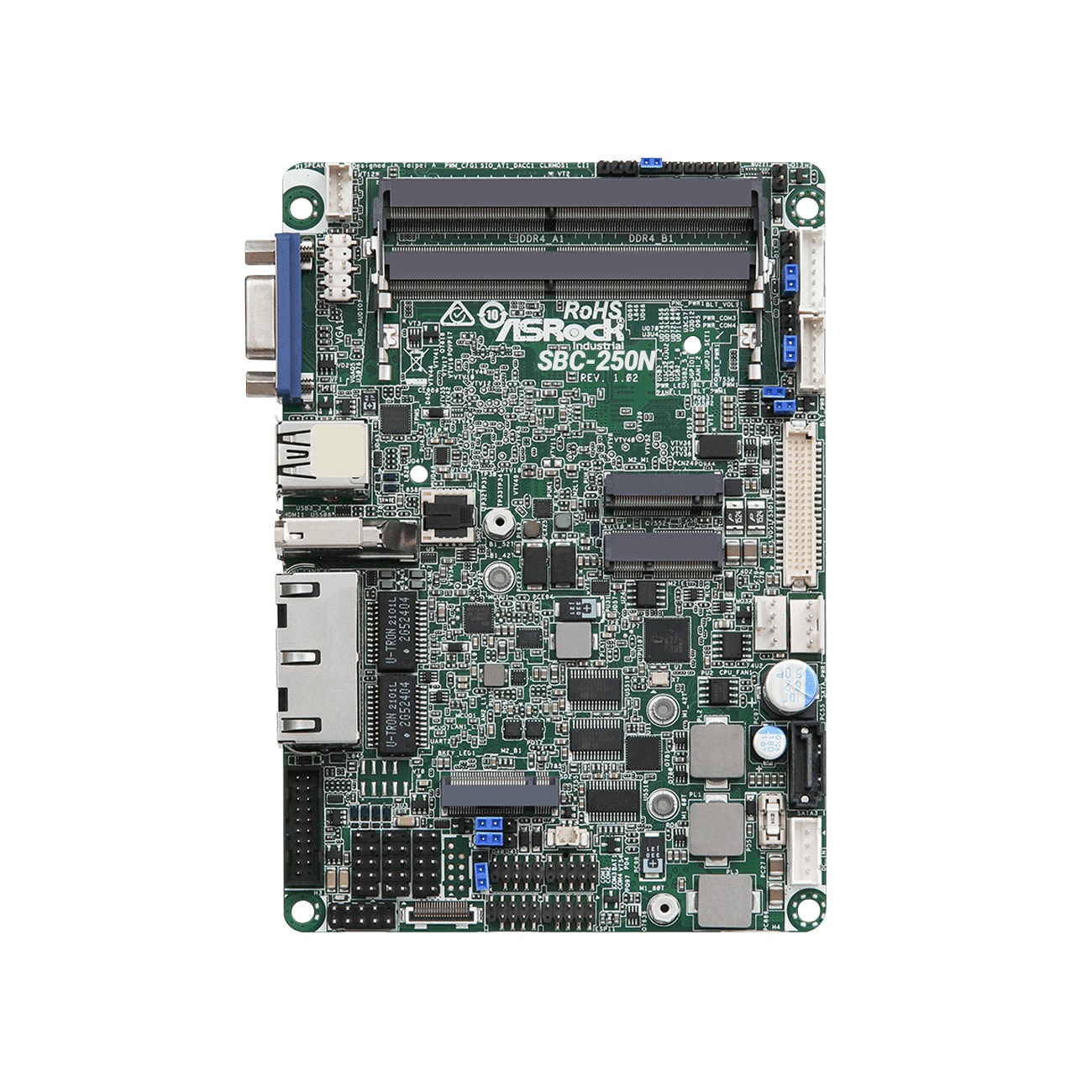 ASRock Industrial SBC-250 Elkhart Lake 3.5″ SBC